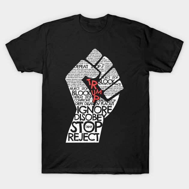 '4th of July Resist Fist' Awesome Anti-Trump Protest Gift T-Shirt by ourwackyhome